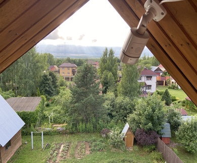 Установка видеонаблюдения на даче